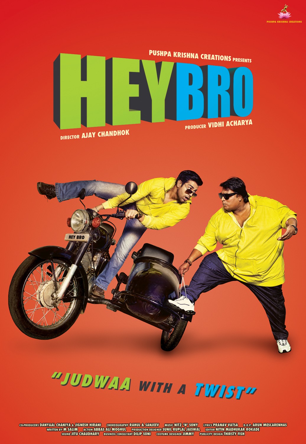 Extra Large Movie Poster Image for Hey Bro (#2 of 2)