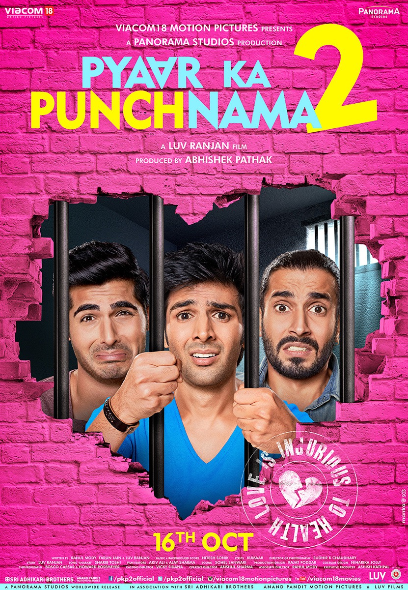 Extra Large Movie Poster Image for Pyaar Ka Punchnama 2 