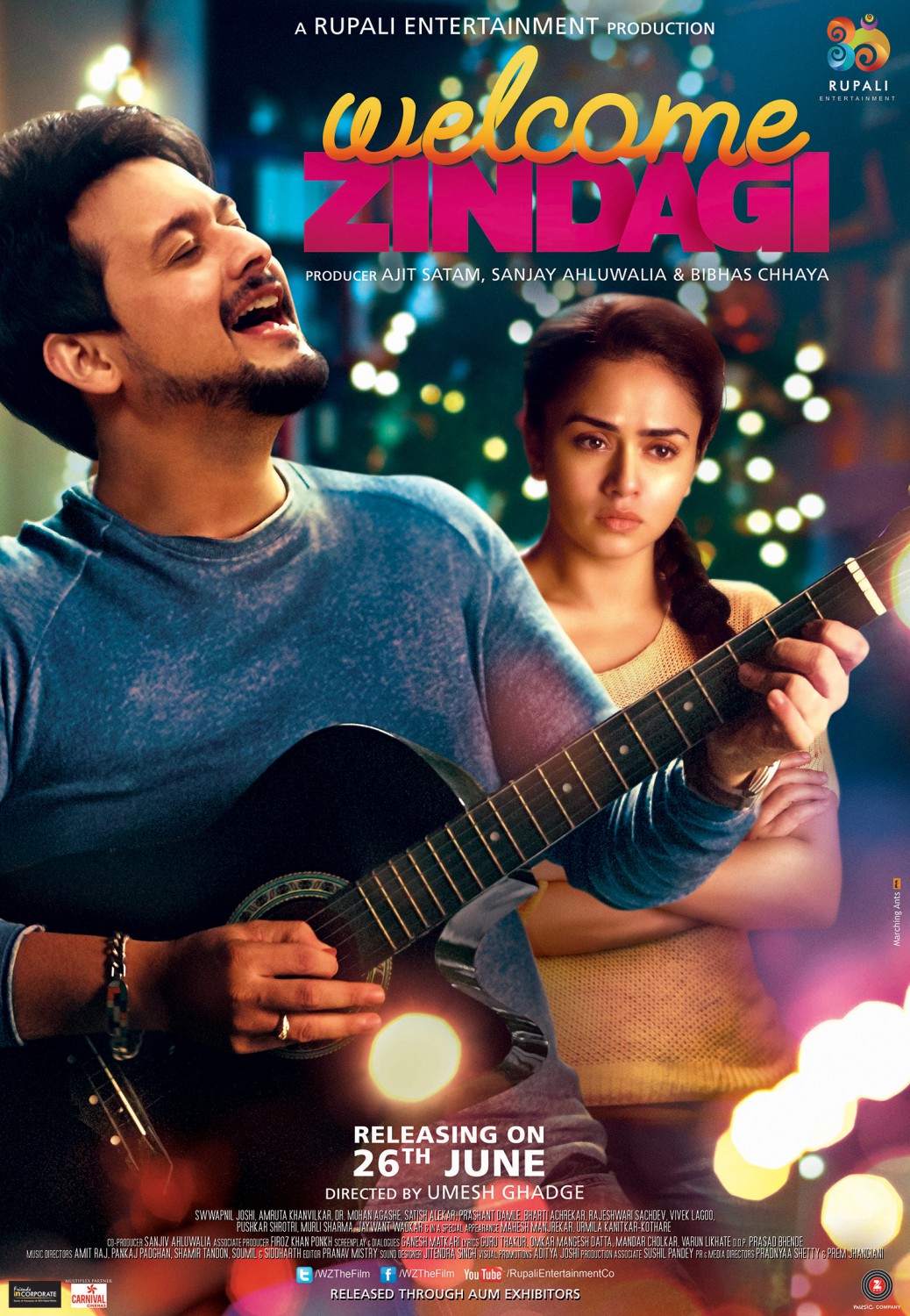 Extra Large Movie Poster Image for Welcome Zindagi (#1 of 4)