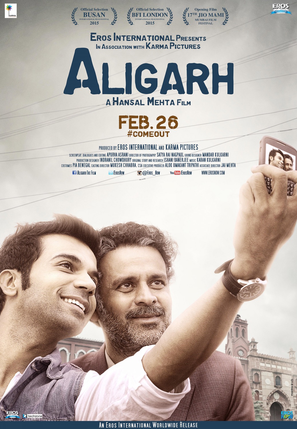 Extra Large Movie Poster Image for Aligarh (#3 of 3)
