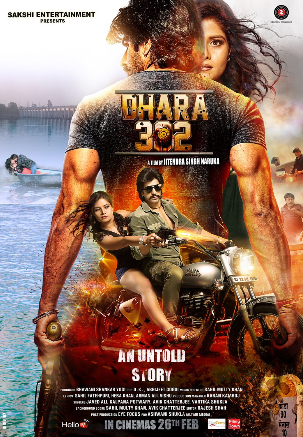 Extra Large Movie Poster Image for Dhara 302 (#1 of 2)