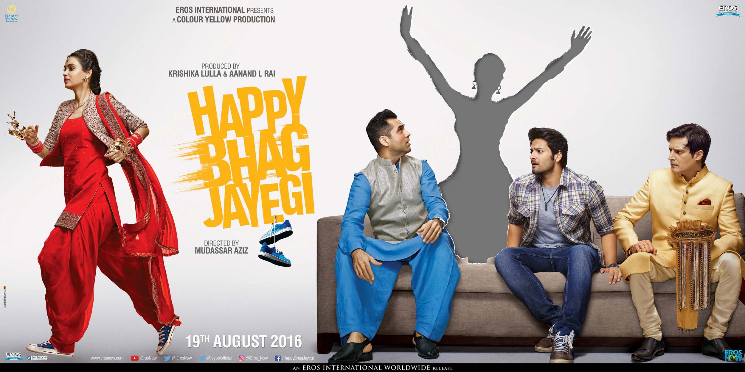 Mega Sized Movie Poster Image for Happy Bhag Jayegi (#8 of 9)