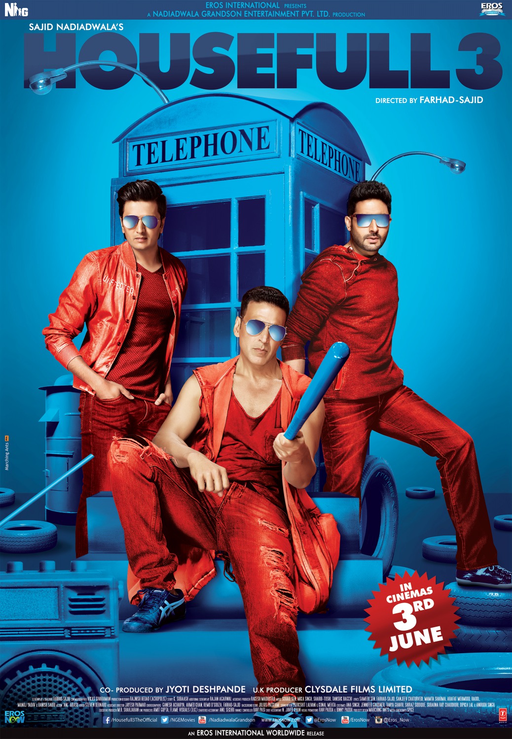 Extra Large Movie Poster Image for Housefull 3 (#2 of 4)