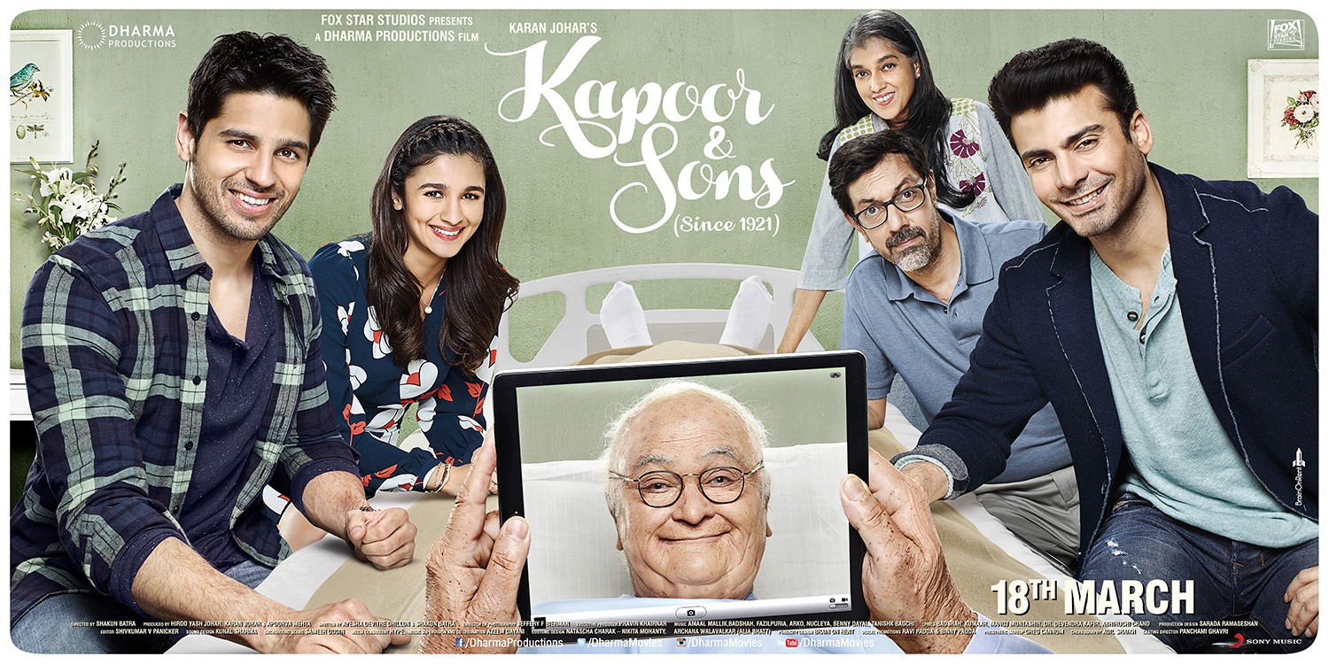 Extra Large Movie Poster Image for Kapoor and Sons (#4 of 4)