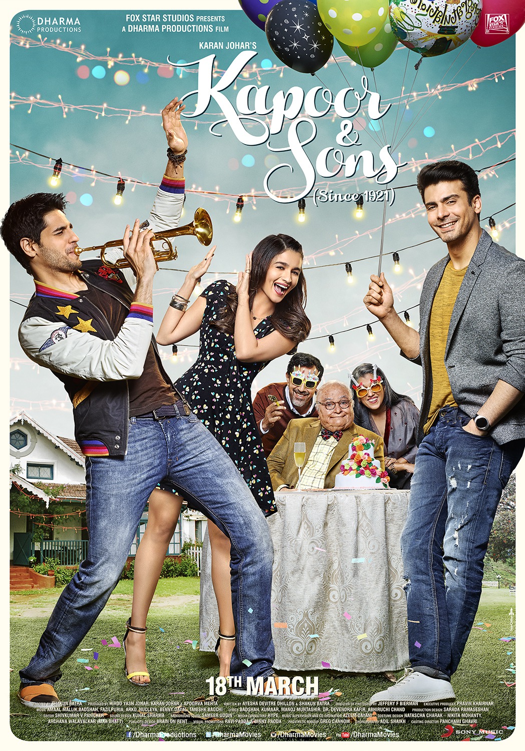 Extra Large Movie Poster Image for Kapoor and Sons (#1 of 4)