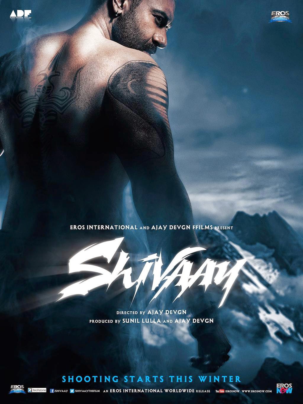 Extra Large Movie Poster Image for Shivaay 
