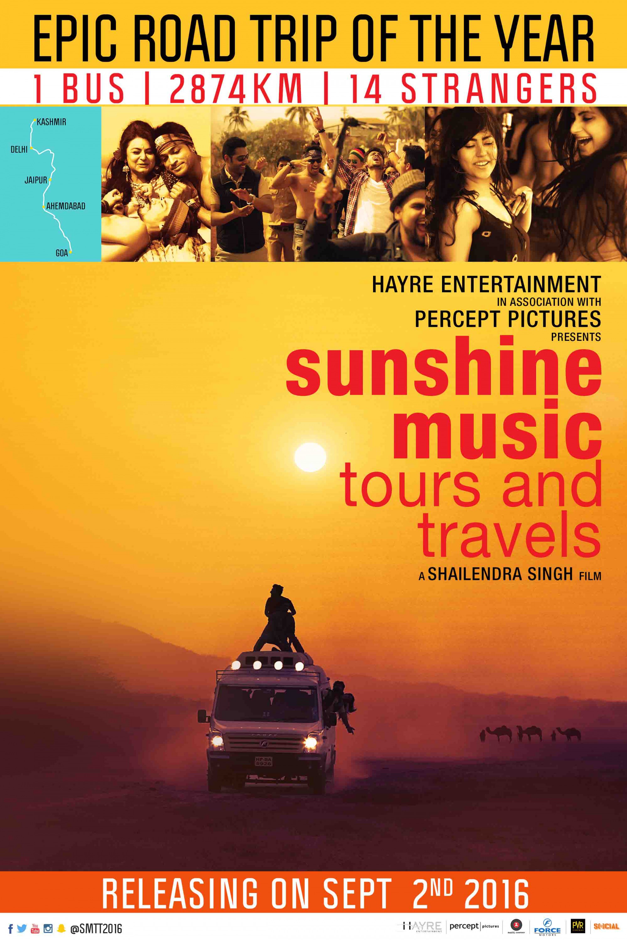 Mega Sized Movie Poster Image for Sunshine Music Tours & Travels (#3 of 4)