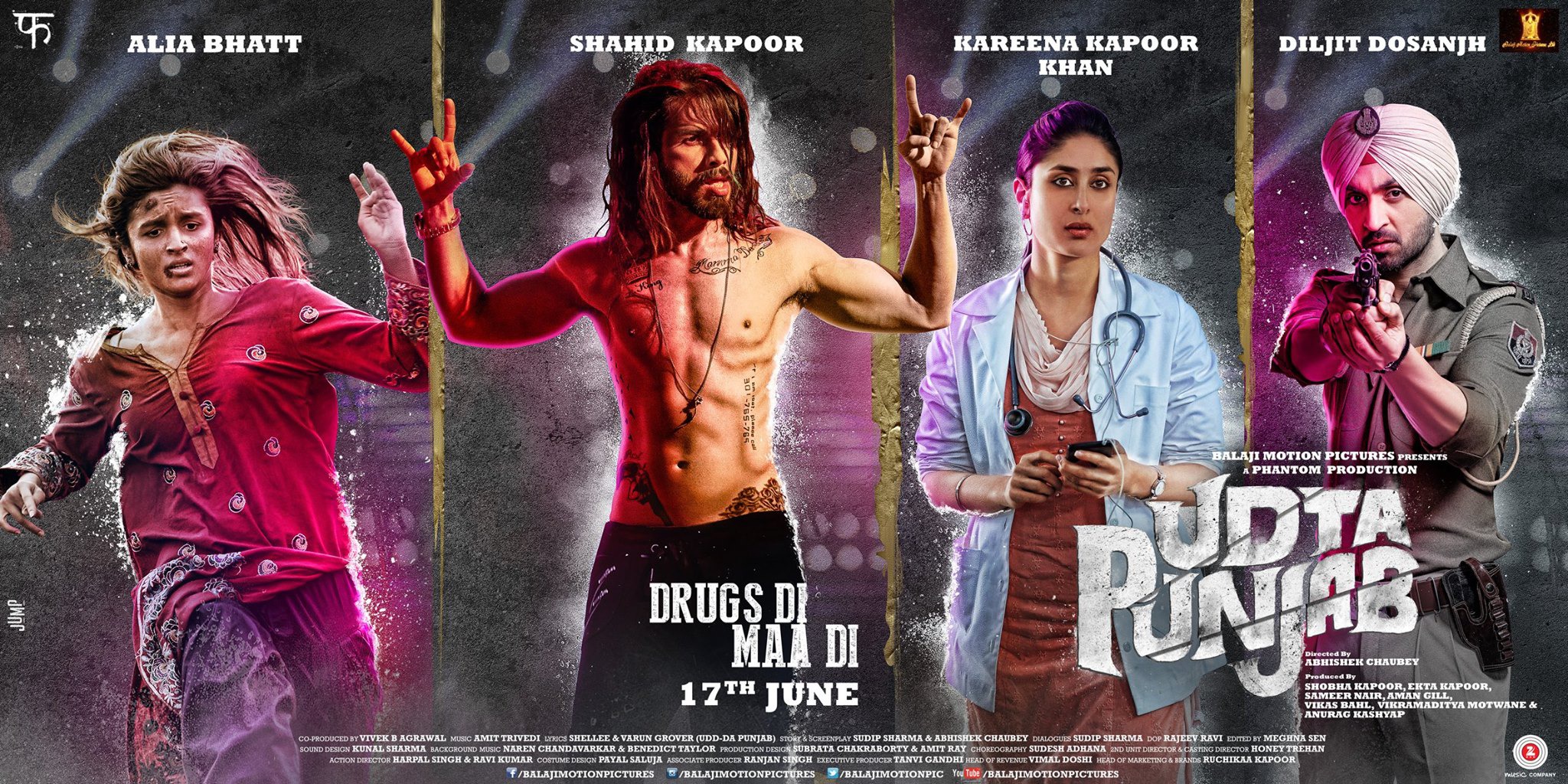 Mega Sized Movie Poster Image for Udta Punjab (#6 of 8)