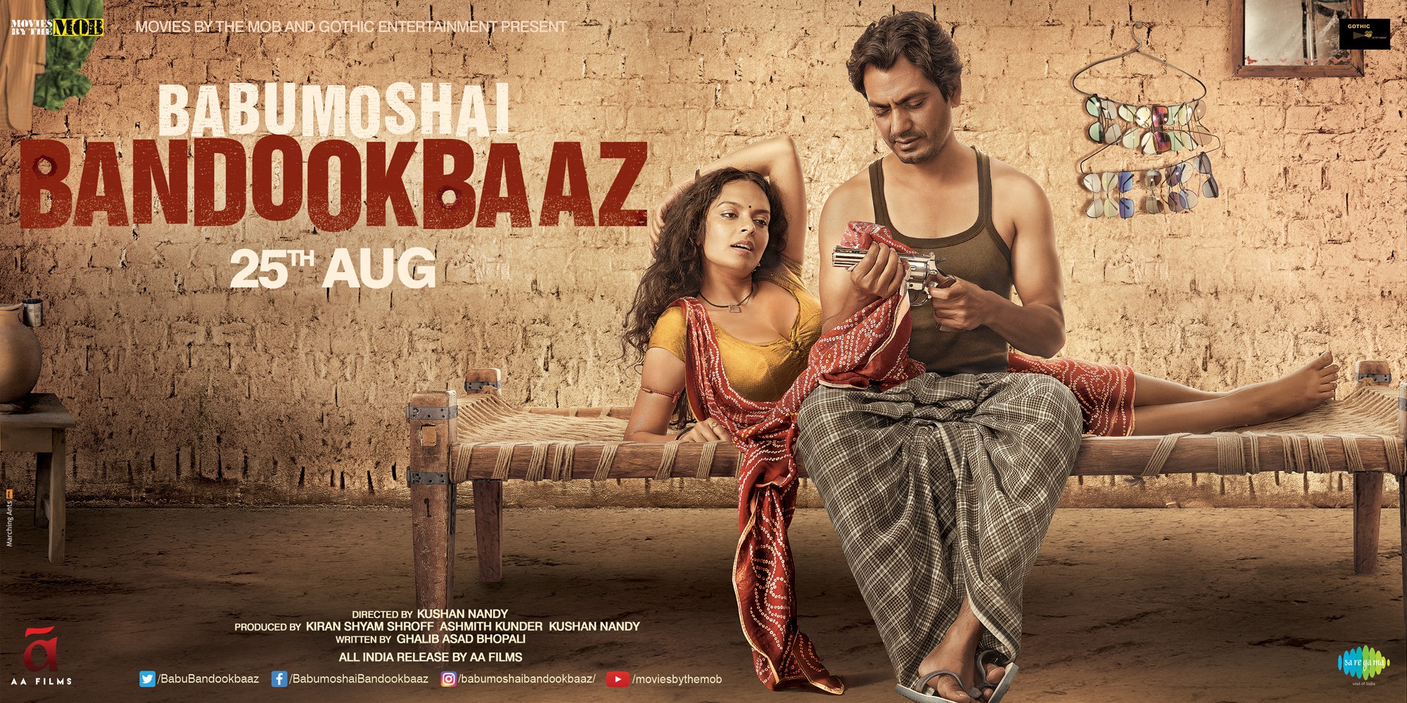 Mega Sized Movie Poster Image for Babumoshai Bandookbaaz (#1 of 6)