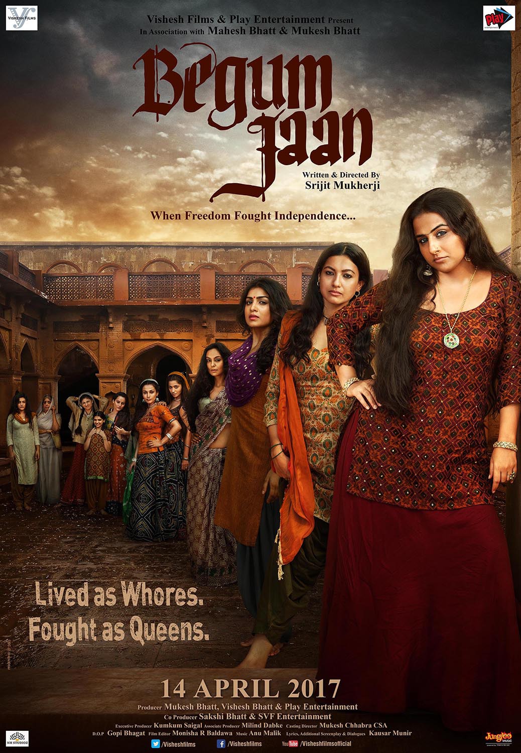 Extra Large Movie Poster Image for Begum Jaan (#2 of 3)