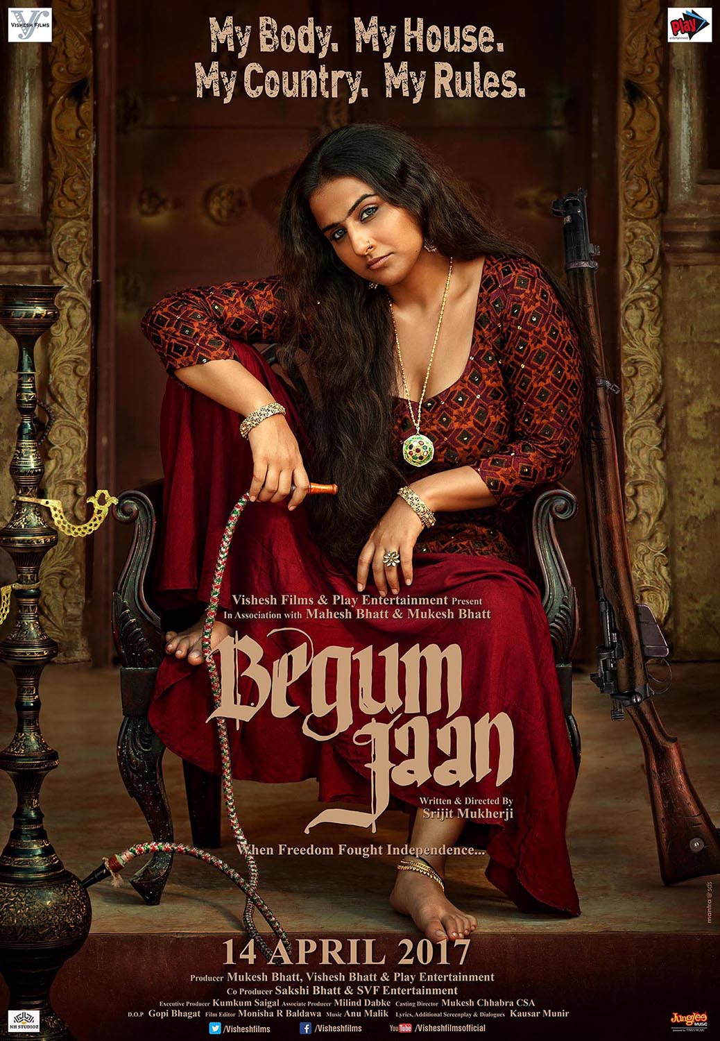 Extra Large Movie Poster Image for Begum Jaan (#1 of 3)