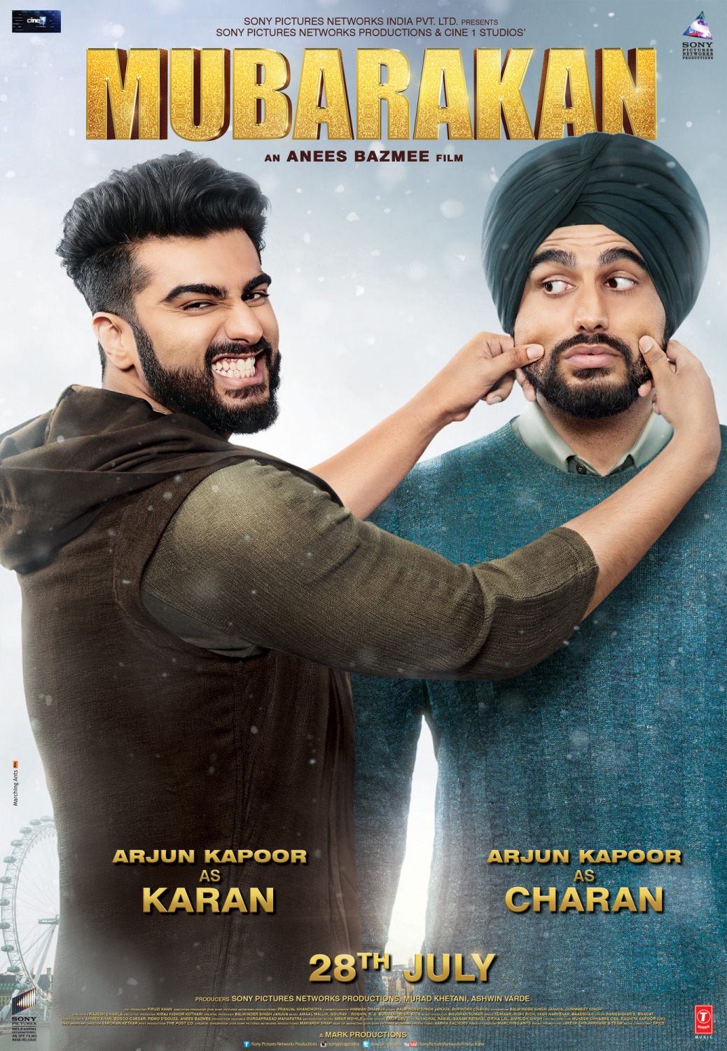 Extra Large Movie Poster Image for Mubarakan (#2 of 8)