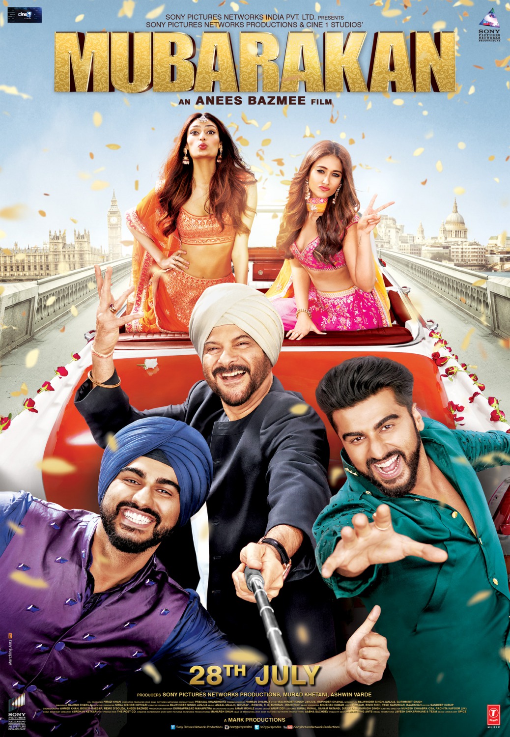 Extra Large Movie Poster Image for Mubarakan (#3 of 8)