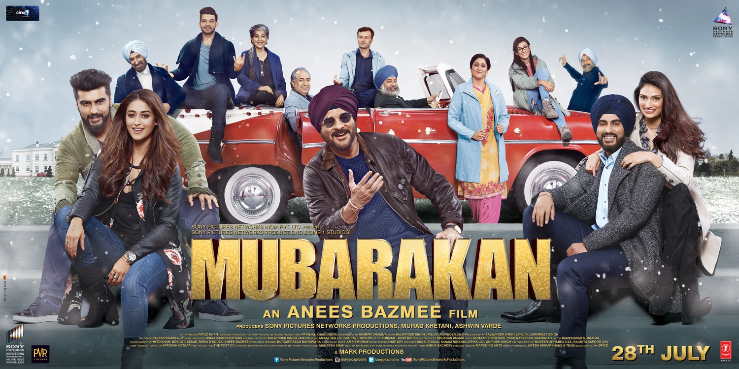 Extra Large Movie Poster Image for Mubarakan (#6 of 8)