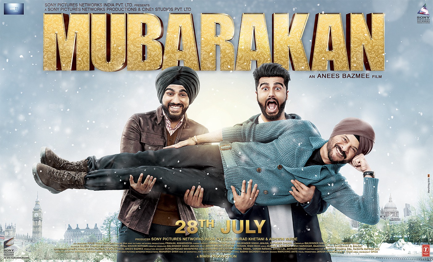 Extra Large Movie Poster Image for Mubarakan (#8 of 8)