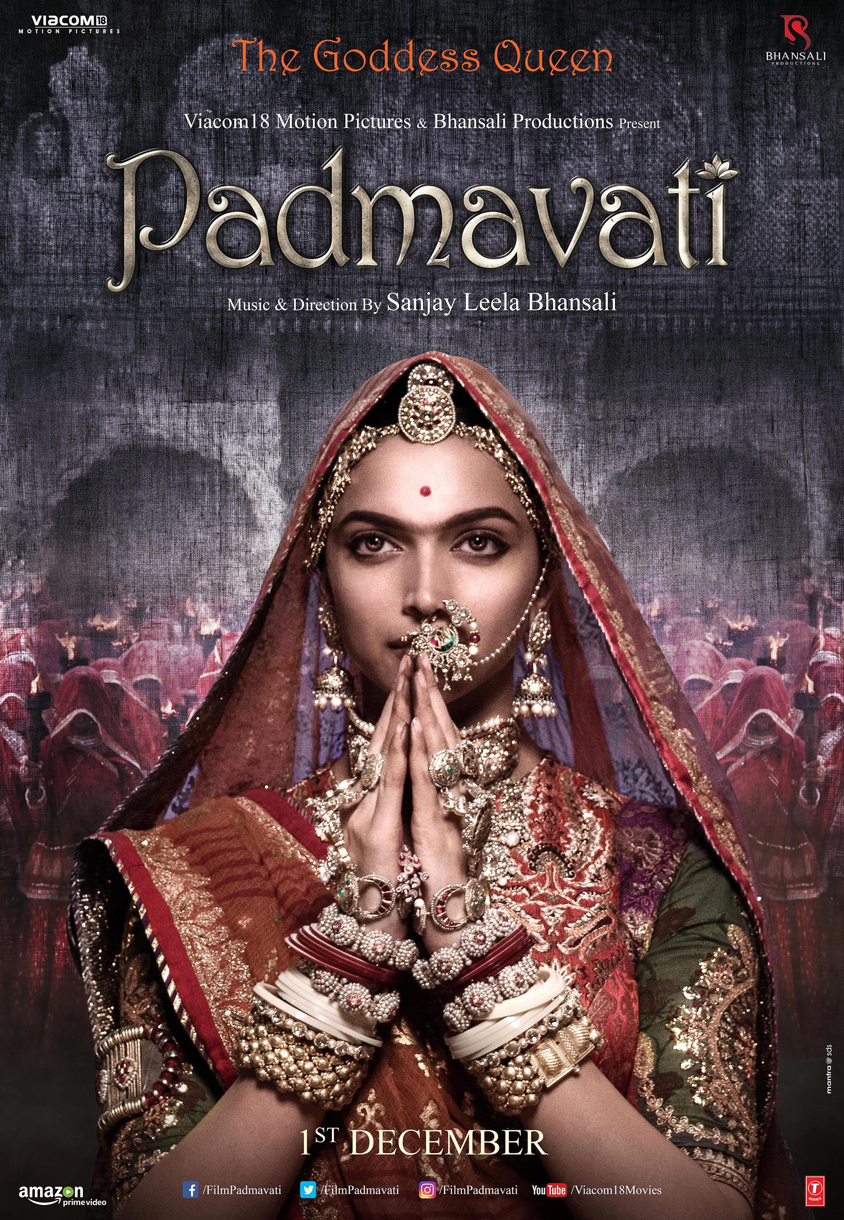 Mega Sized Movie Poster Image for Padmavati (#1 of 9)