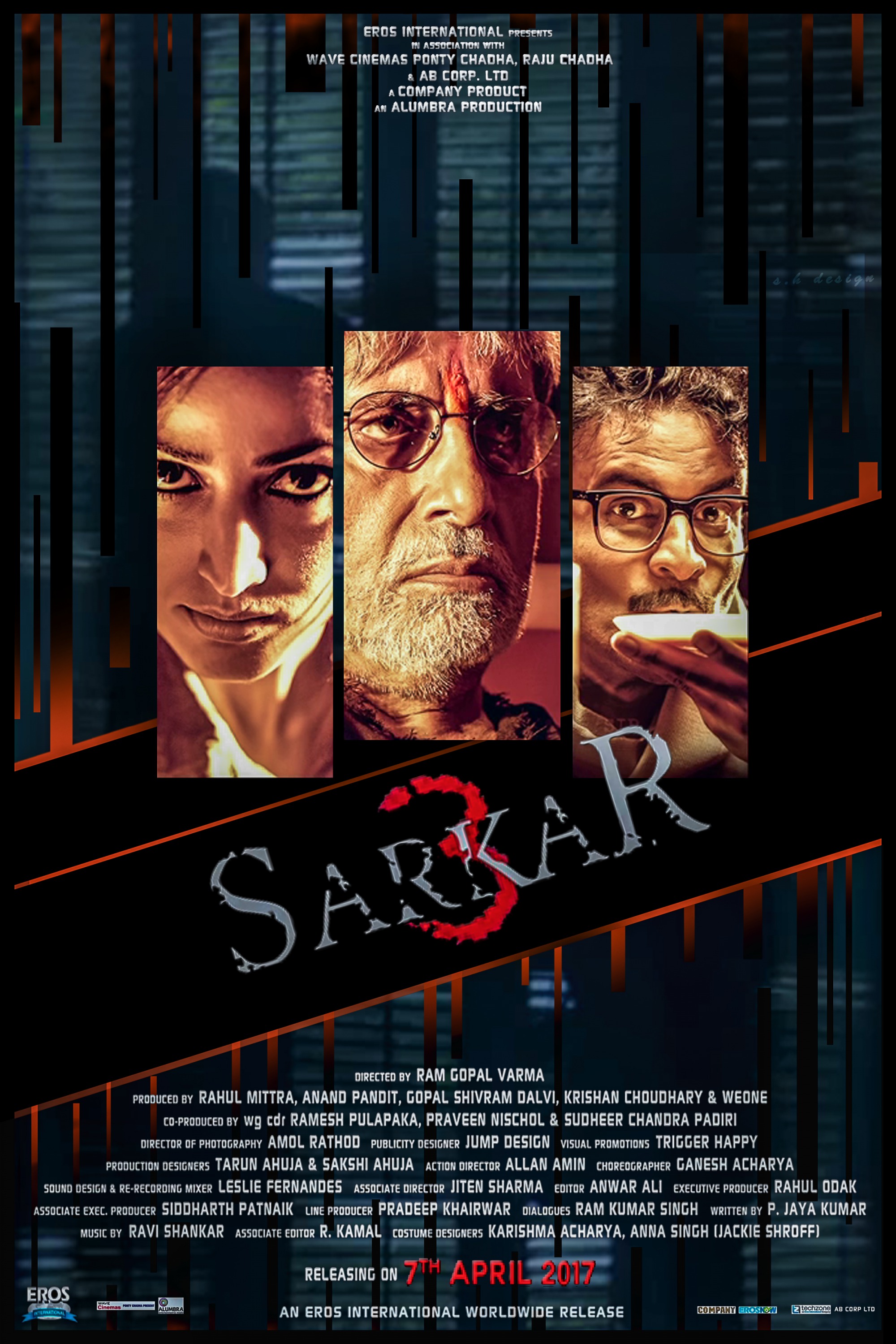 Mega Sized Movie Poster Image for Sarkar 3 