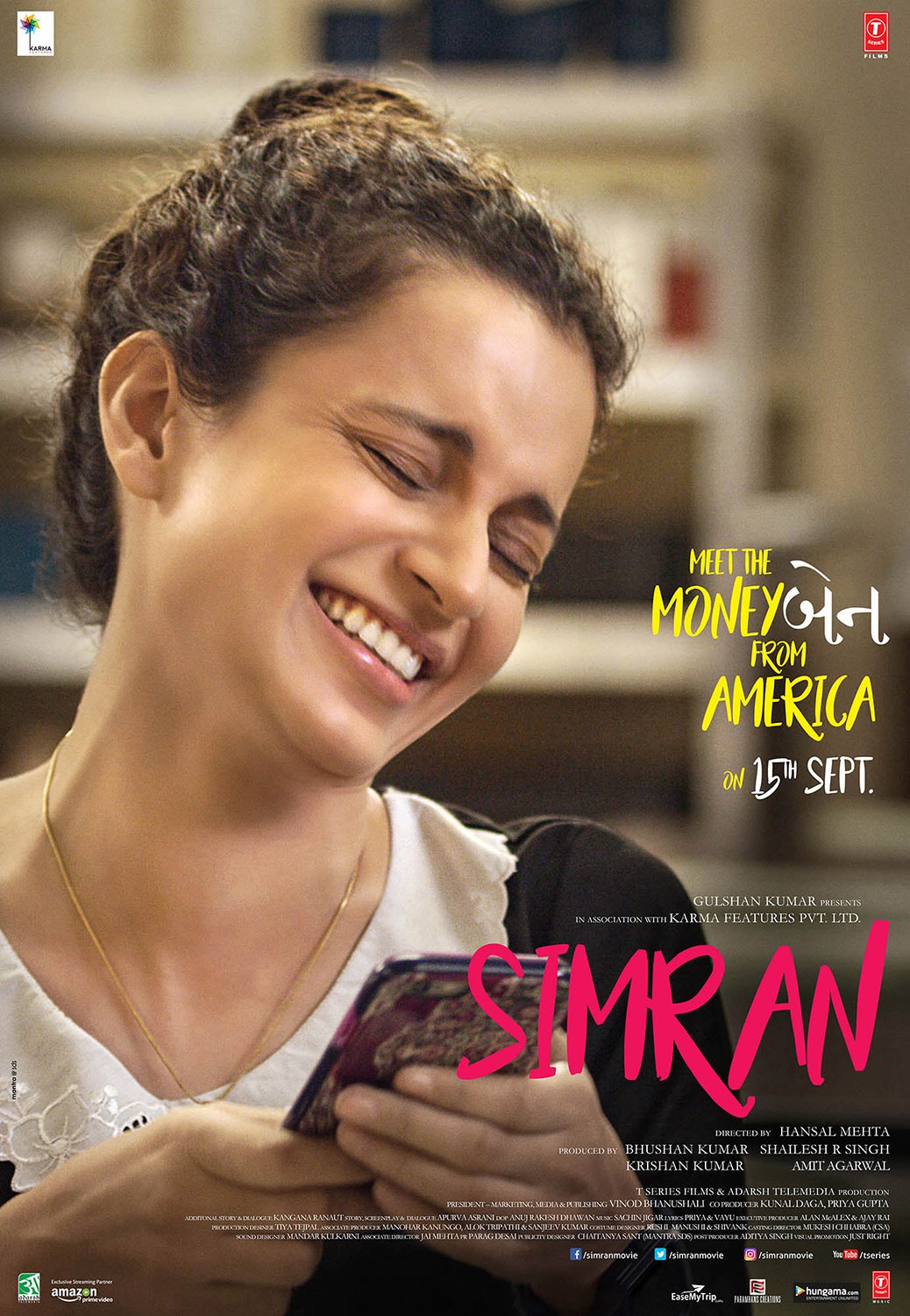 Extra Large Movie Poster Image for Simran (#1 of 2)