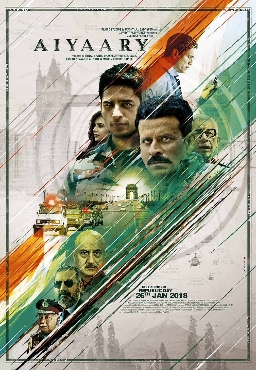 Extra Large Movie Poster Image for Aiyaary (#2 of 5)