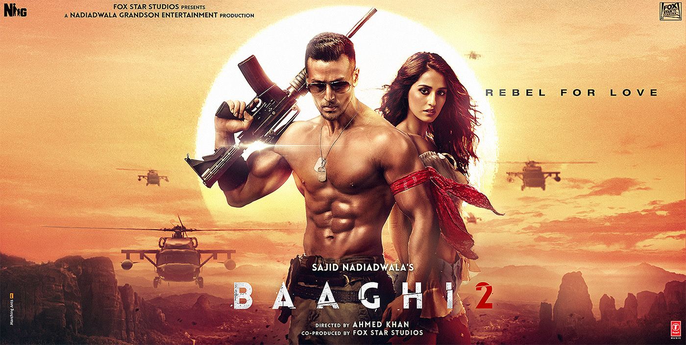 Extra Large Movie Poster Image for Baaghi 2 (#6 of 6)