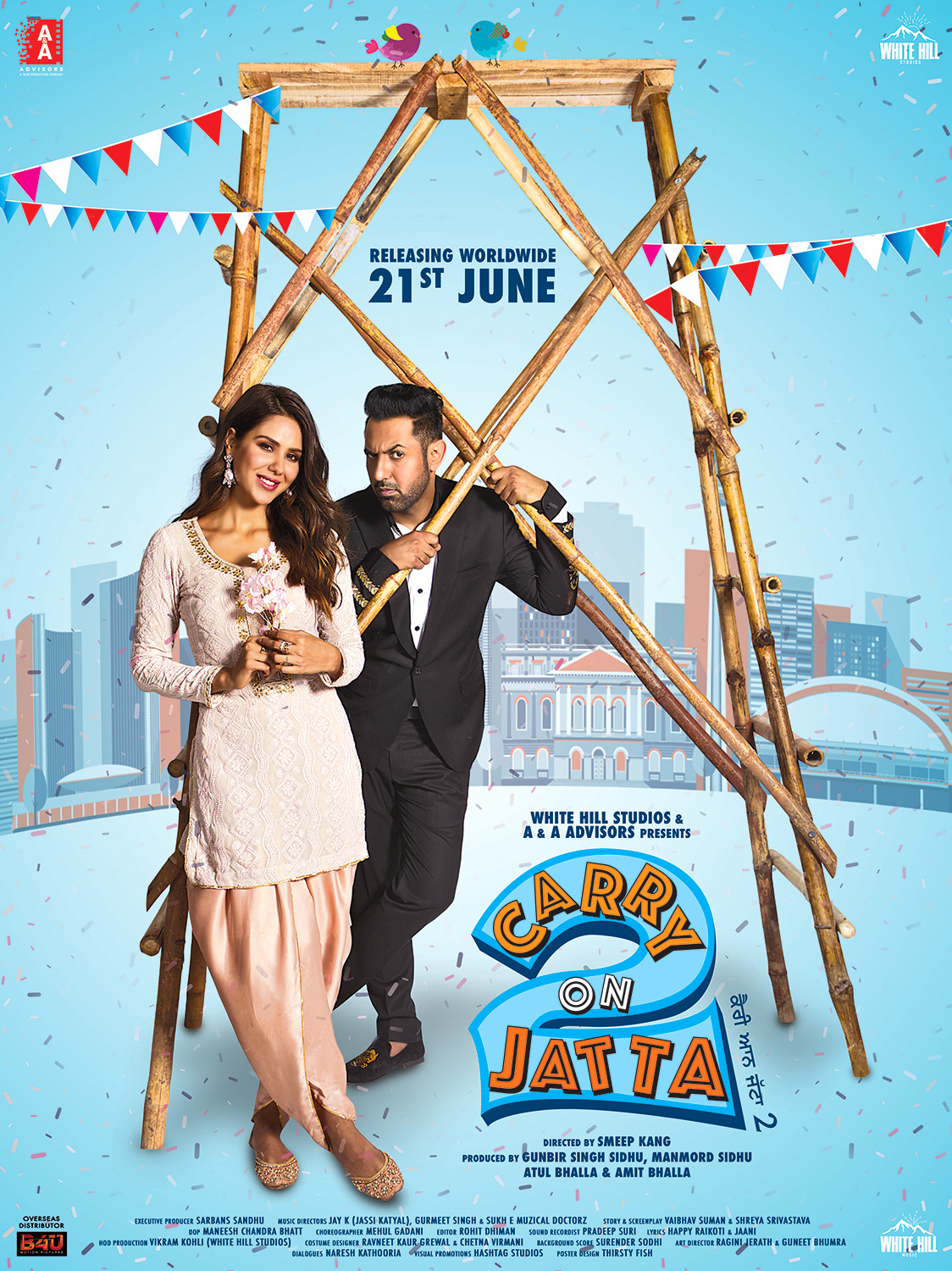 Extra Large Movie Poster Image for Carry on Jatta 2 (#3 of 3)