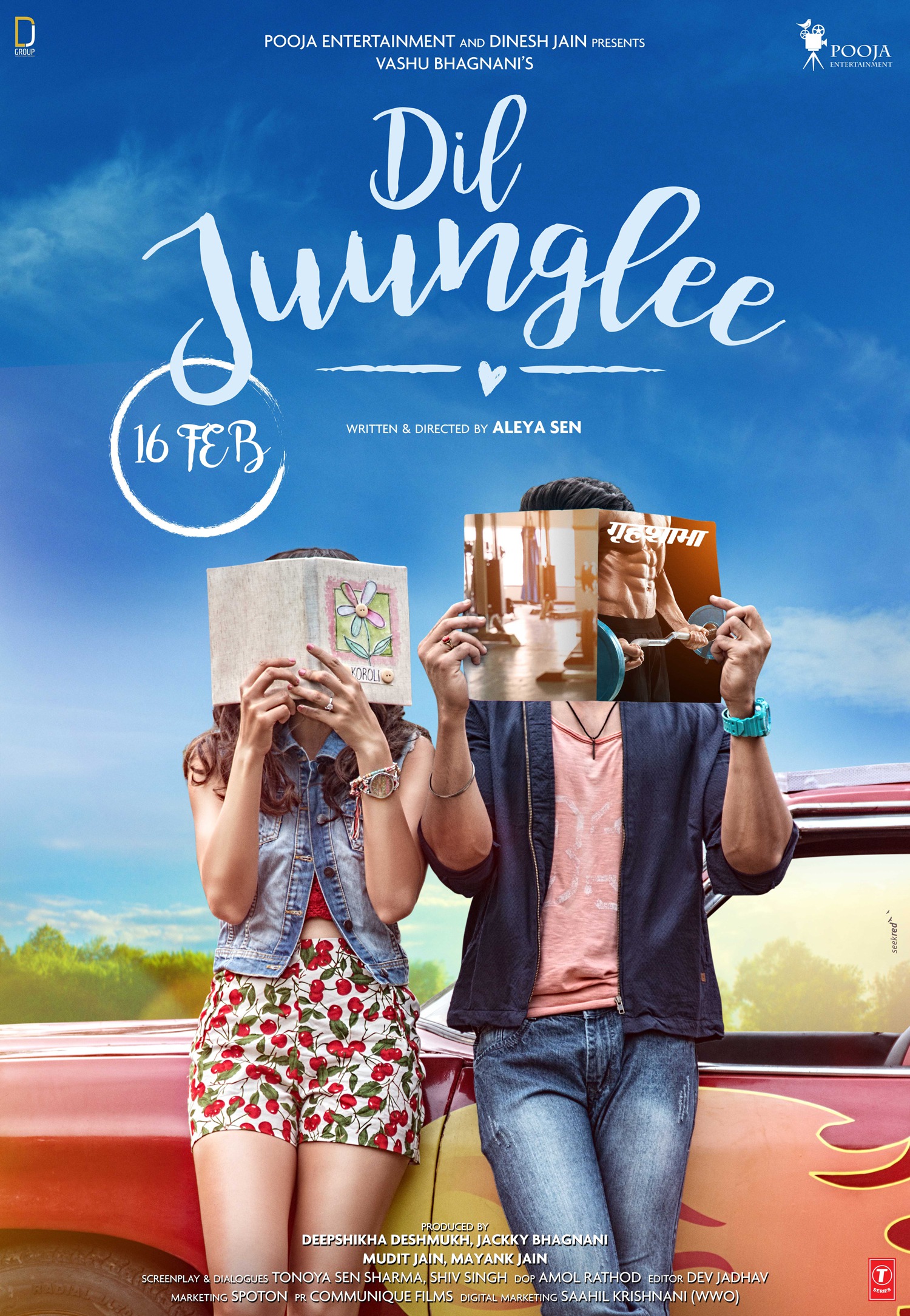 Mega Sized Movie Poster Image for Dil Juunglee (#1 of 2)