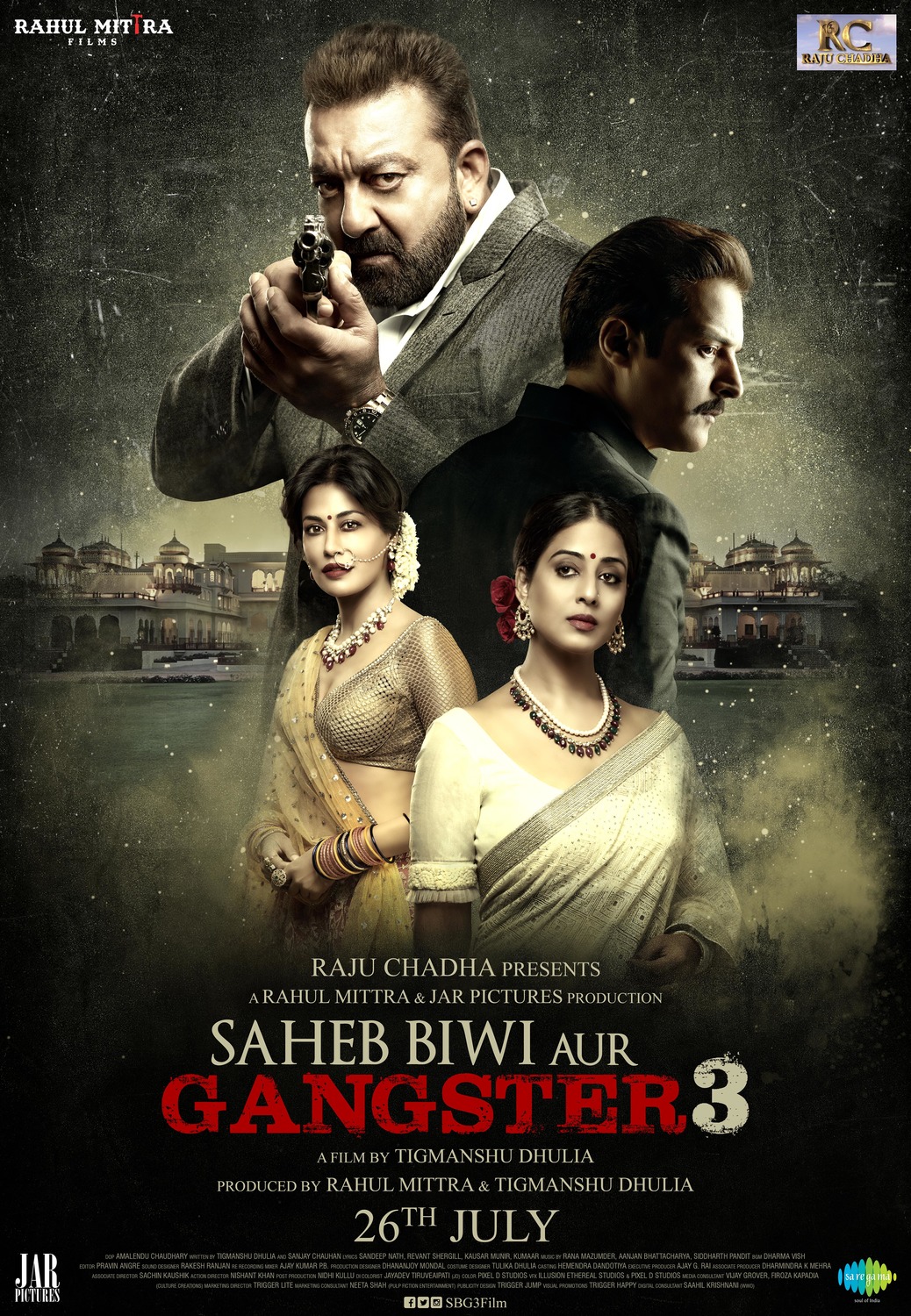 Extra Large Movie Poster Image for Saheb Biwi Aur Gangster 3 (#1 of 4)
