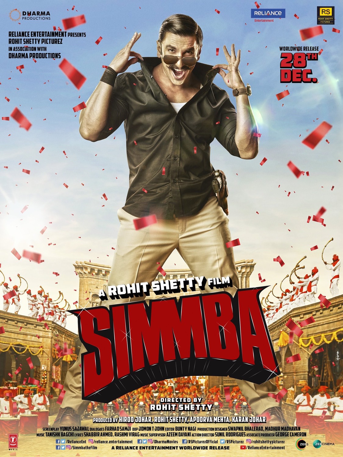 Extra Large Movie Poster Image for Simmba (#4 of 7)