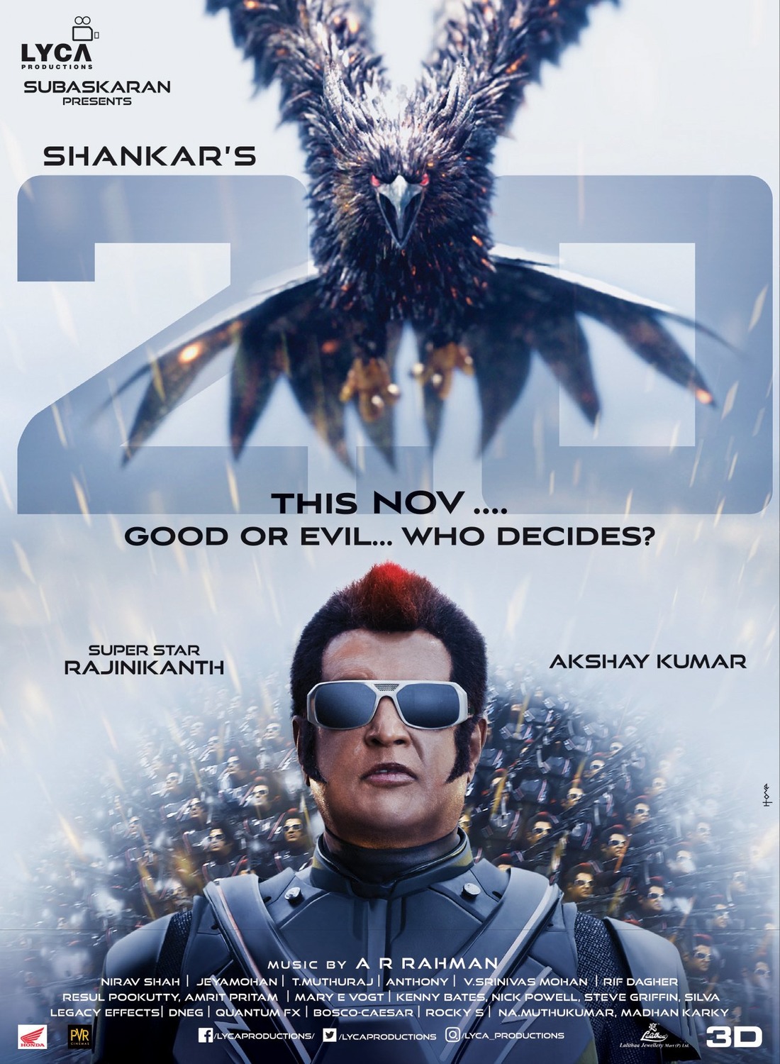 Extra Large Movie Poster Image for 2.0 (#11 of 16)