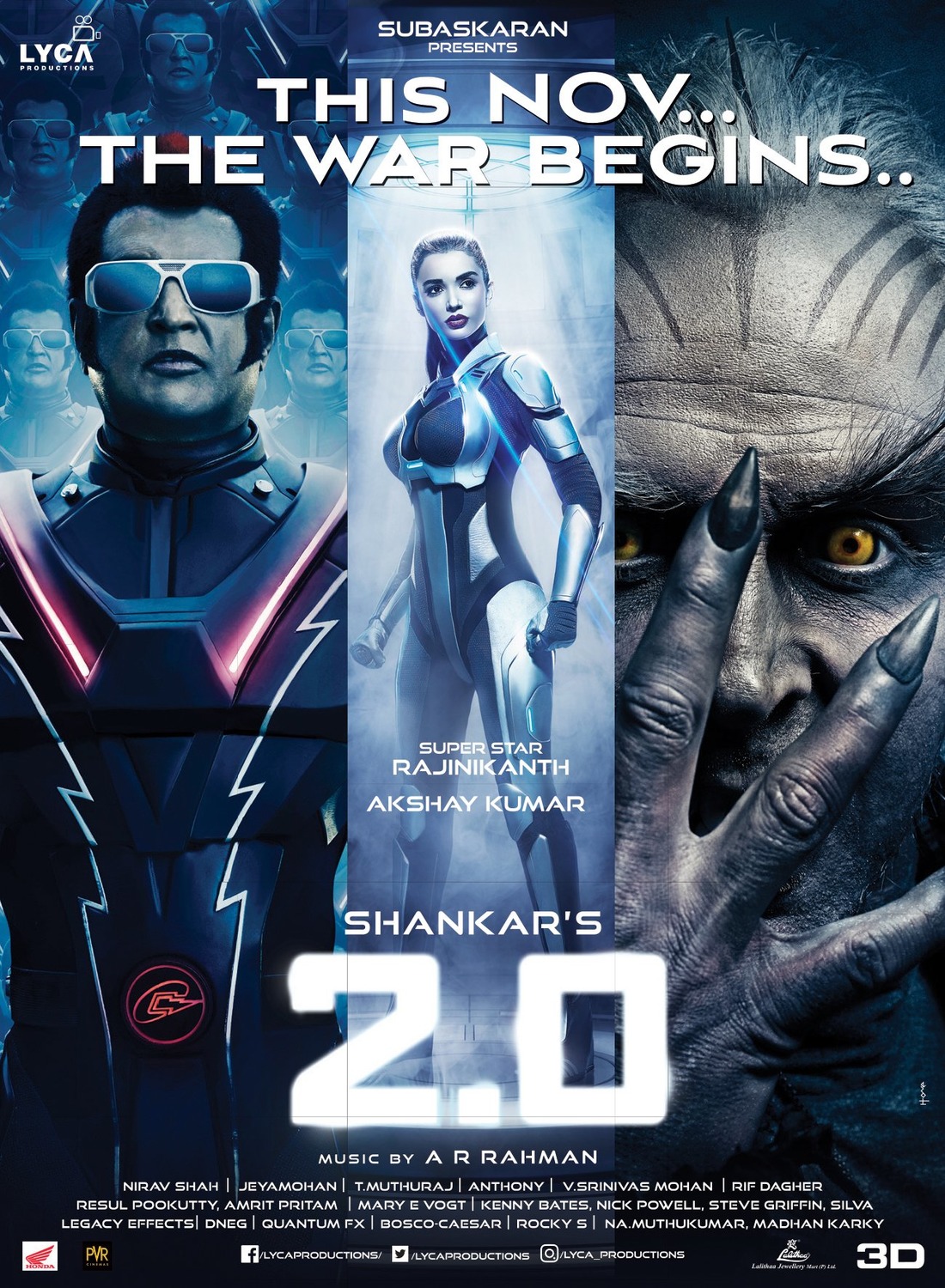 Extra Large Movie Poster Image for 2.0 (#12 of 16)
