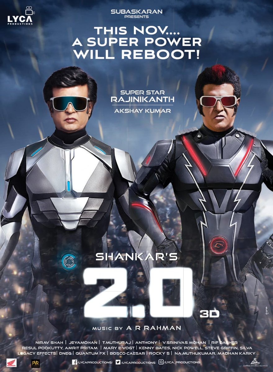 Extra Large Movie Poster Image for 2.0 (#14 of 16)