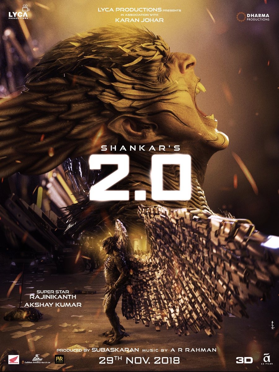 Extra Large Movie Poster Image for 2.0 (#1 of 16)