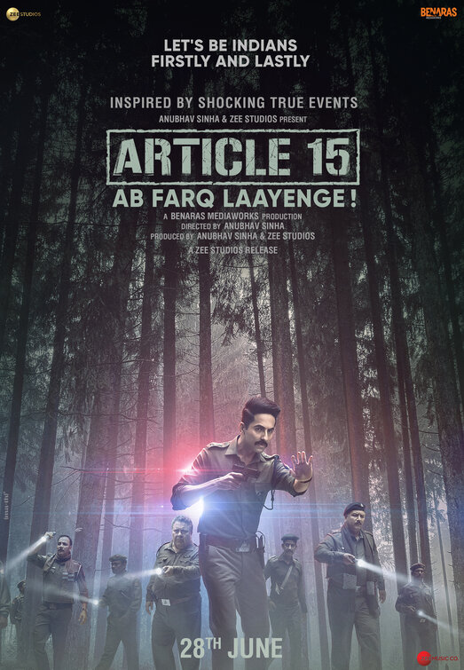 Article 15 Movie Poster