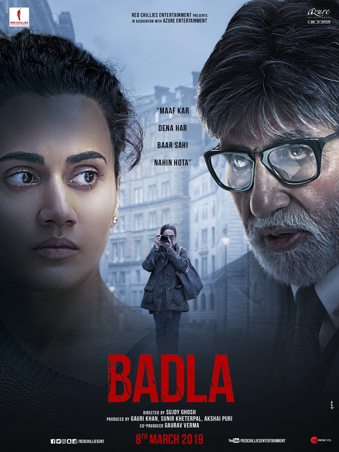 Extra Large Movie Poster Image for Badla 