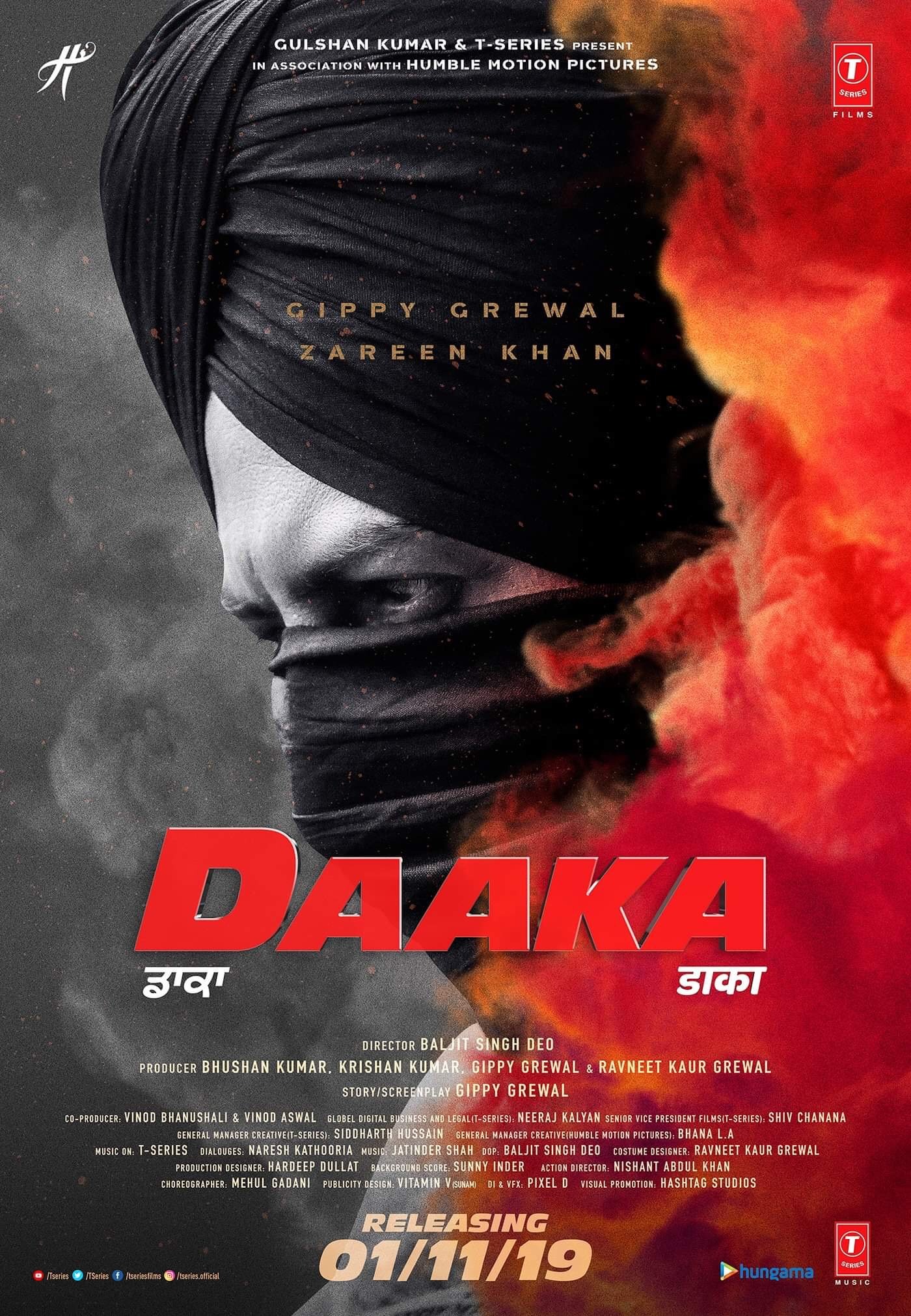 Mega Sized Movie Poster Image for Daaka 