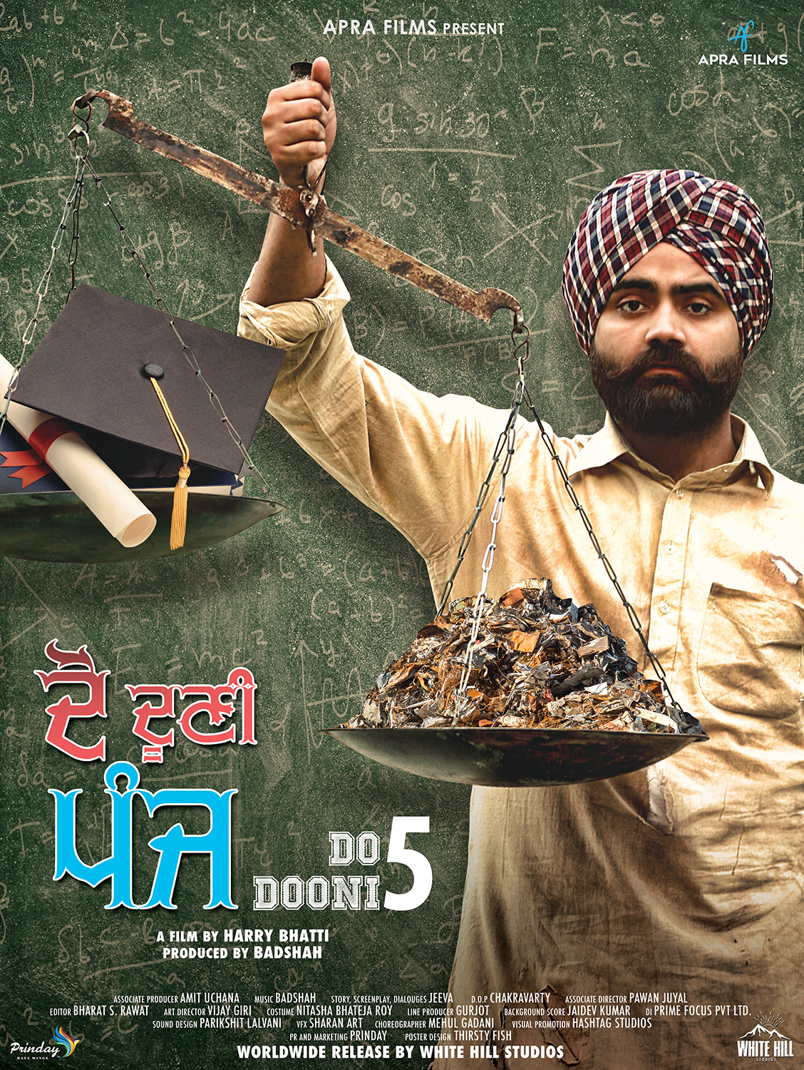 Extra Large Movie Poster Image for Do Dooni Panj 