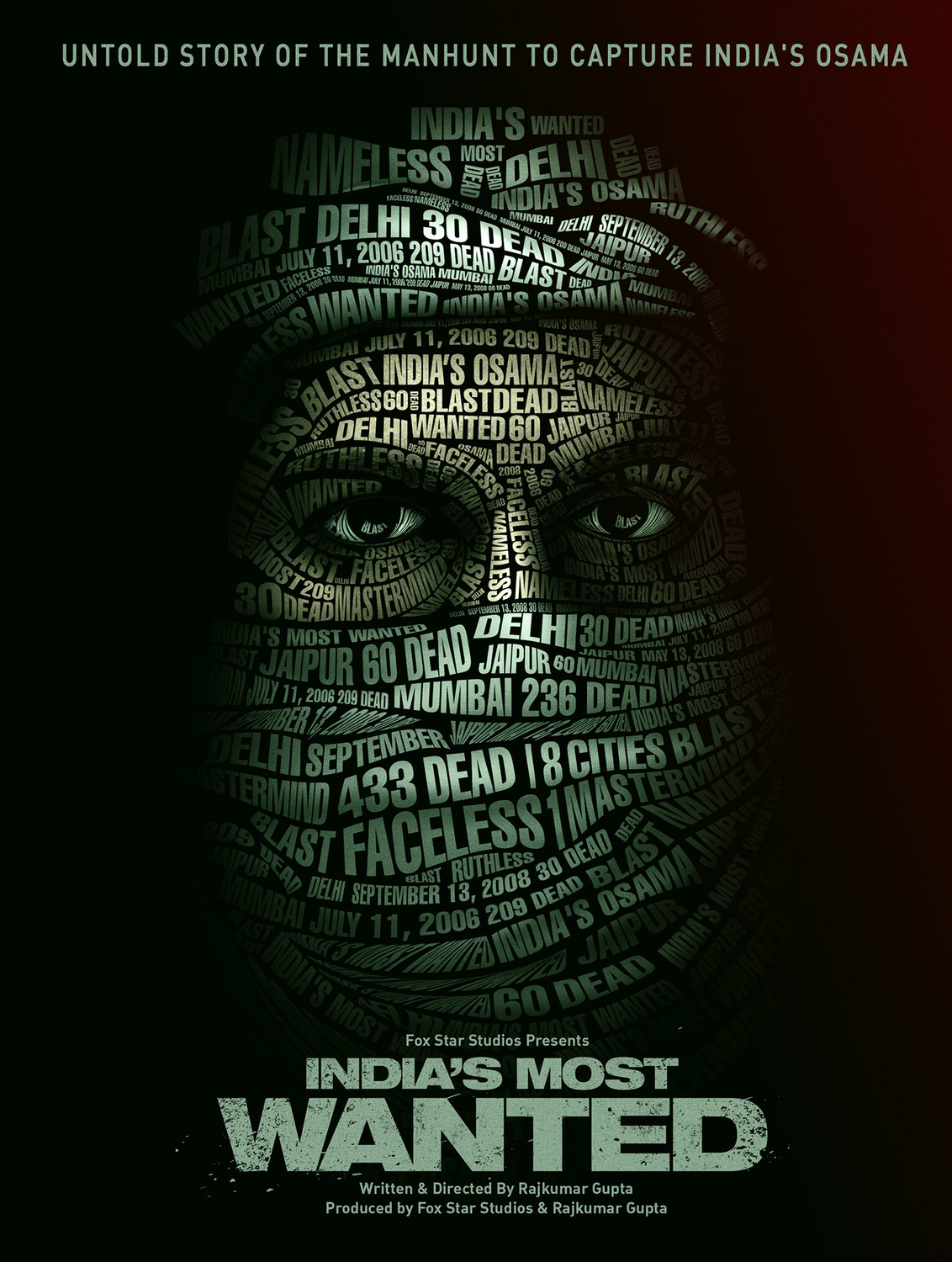 Extra Large Movie Poster Image for India's Most Wanted (#6 of 6)