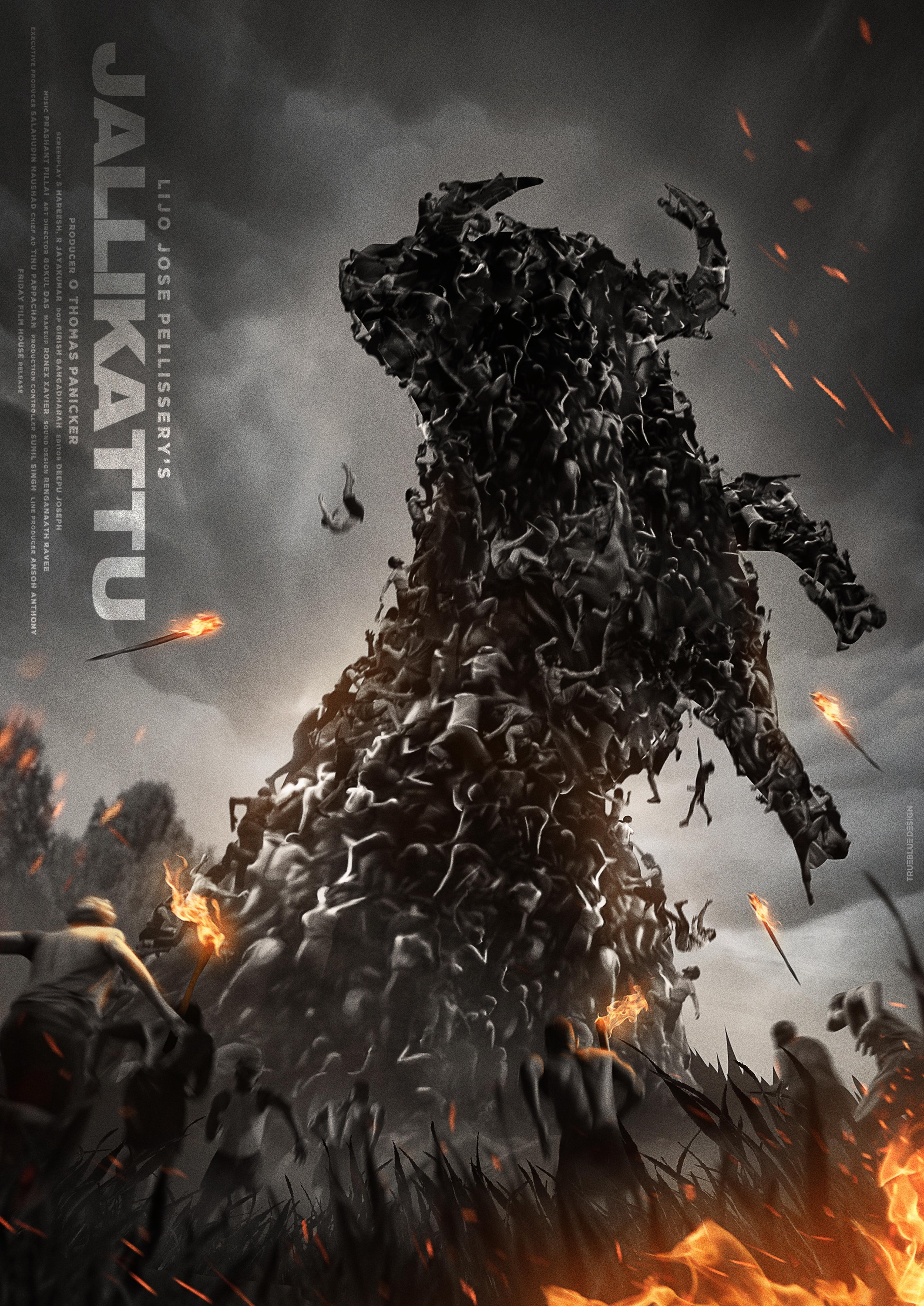 Mega Sized Movie Poster Image for Jallikattu 