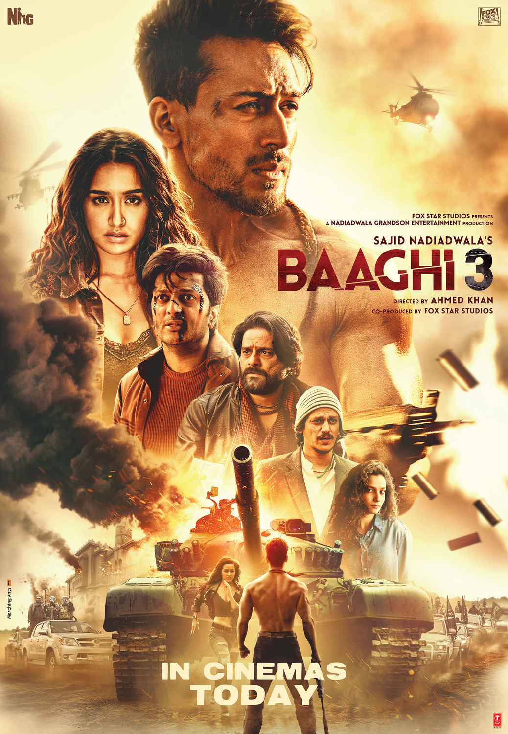 Extra Large Movie Poster Image for Baaghi 3 (#4 of 6)
