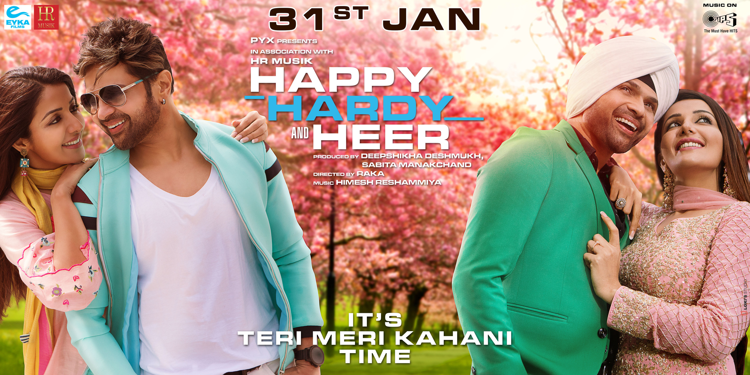 Mega Sized Movie Poster Image for Happy Hardy and Heer (#5 of 9)