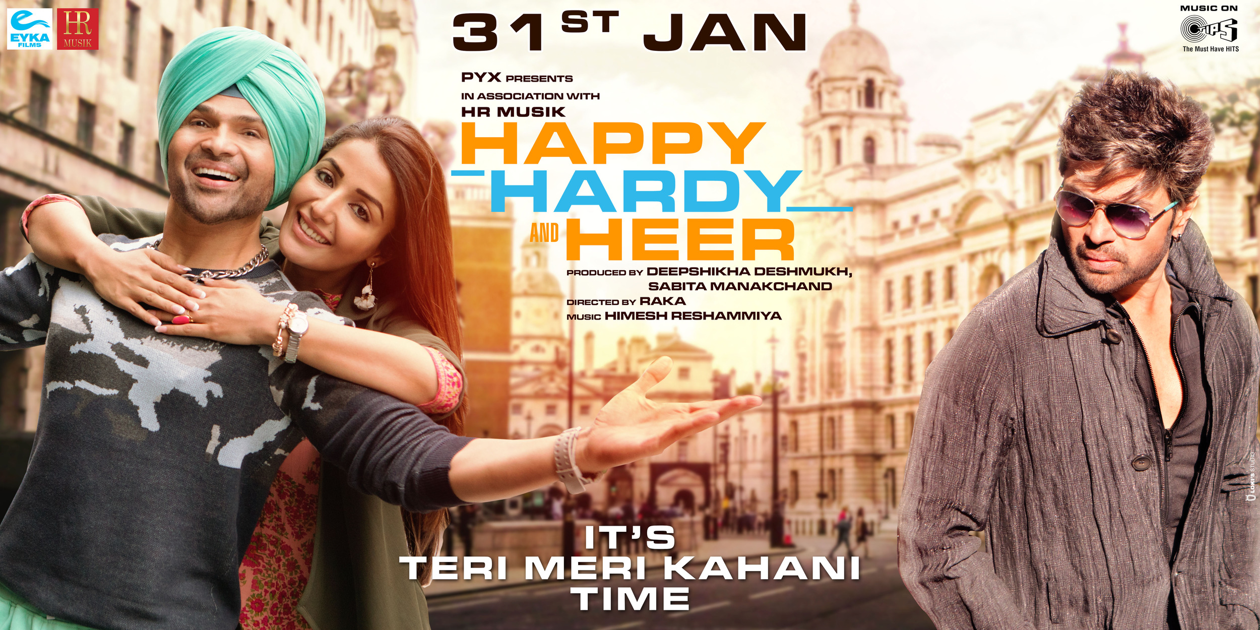 Mega Sized Movie Poster Image for Happy Hardy and Heer (#6 of 9)