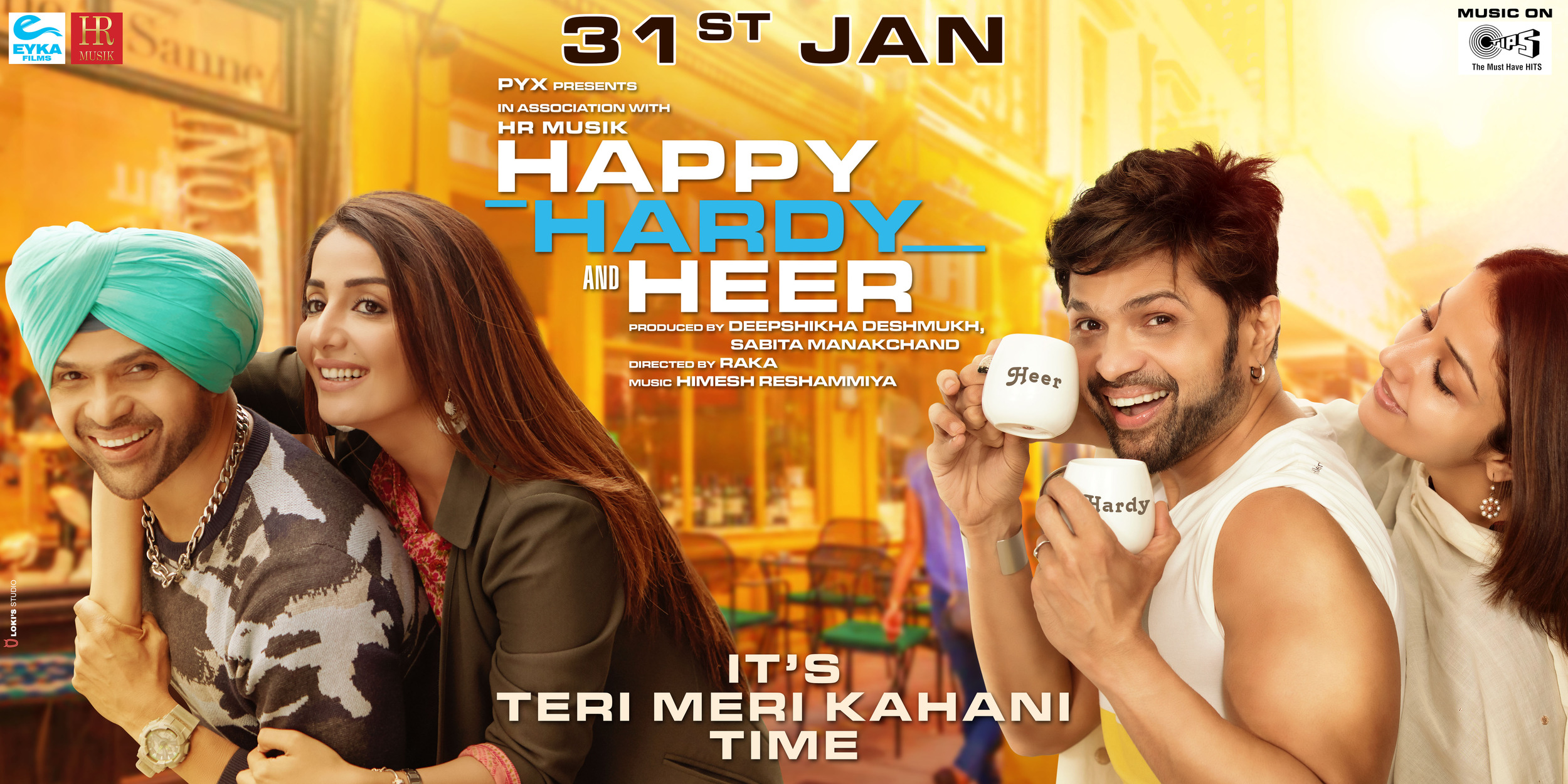Mega Sized Movie Poster Image for Happy Hardy and Heer (#7 of 9)