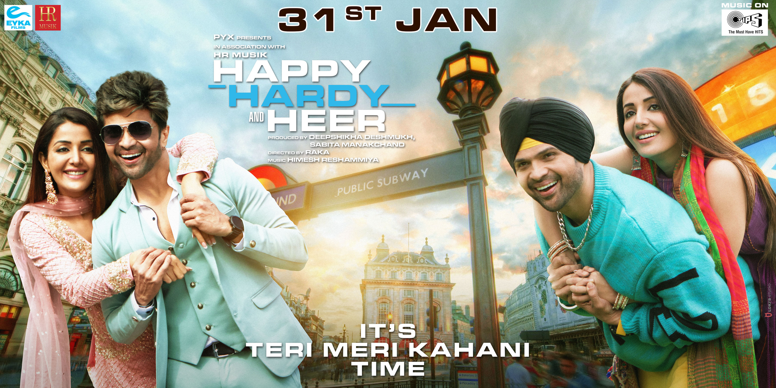 Mega Sized Movie Poster Image for Happy Hardy and Heer (#8 of 9)