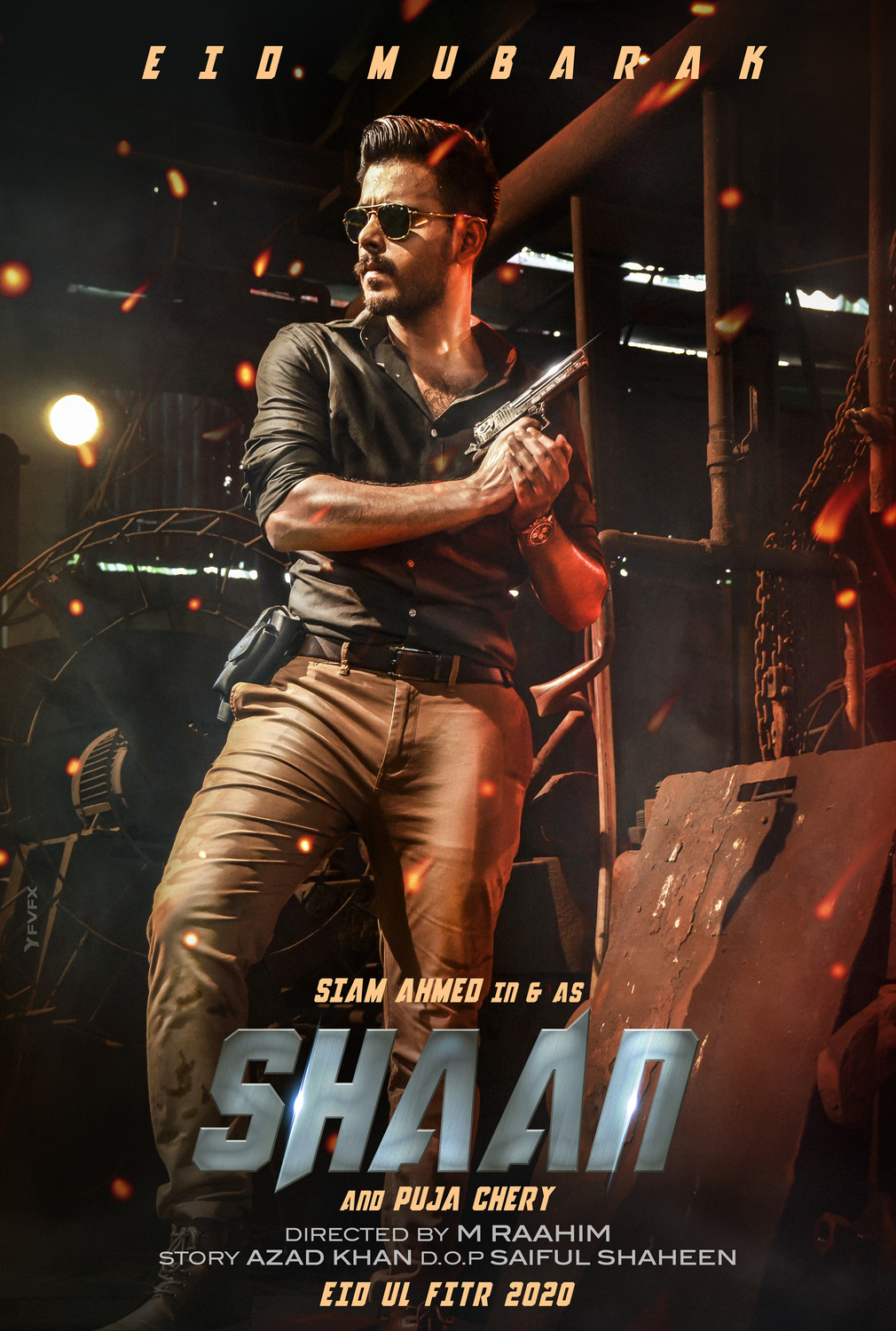Extra Large Movie Poster Image for Shaan 
