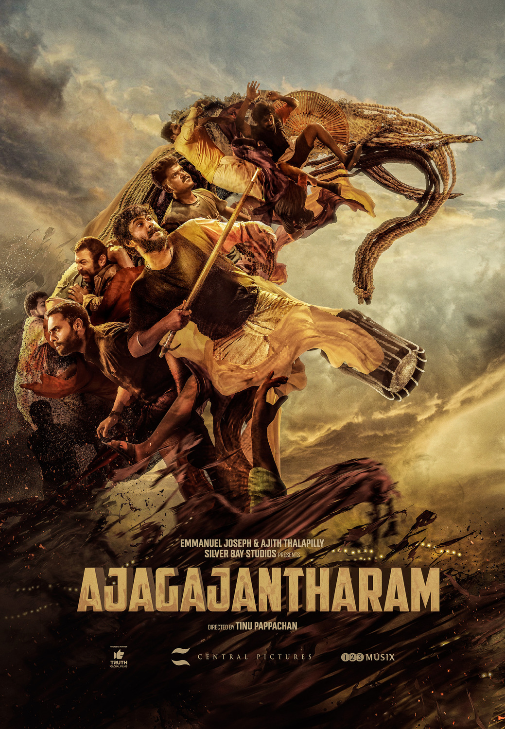 Extra Large Movie Poster Image for Ajagajantharam 