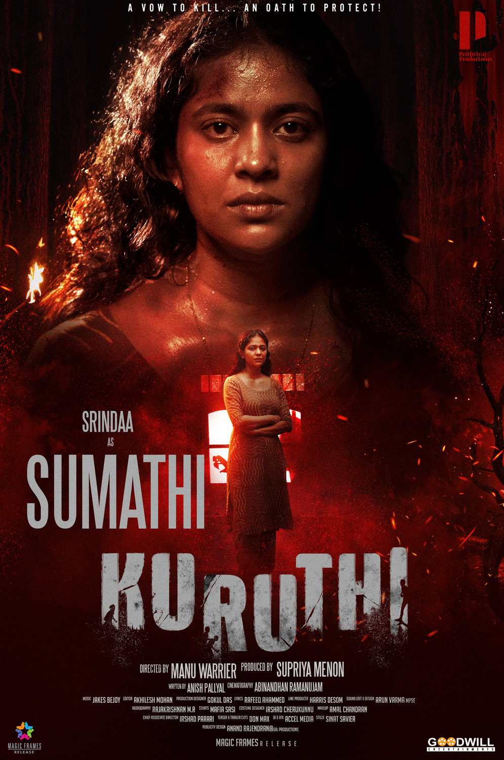 Extra Large Movie Poster Image for Kuruthi (#17 of 17)