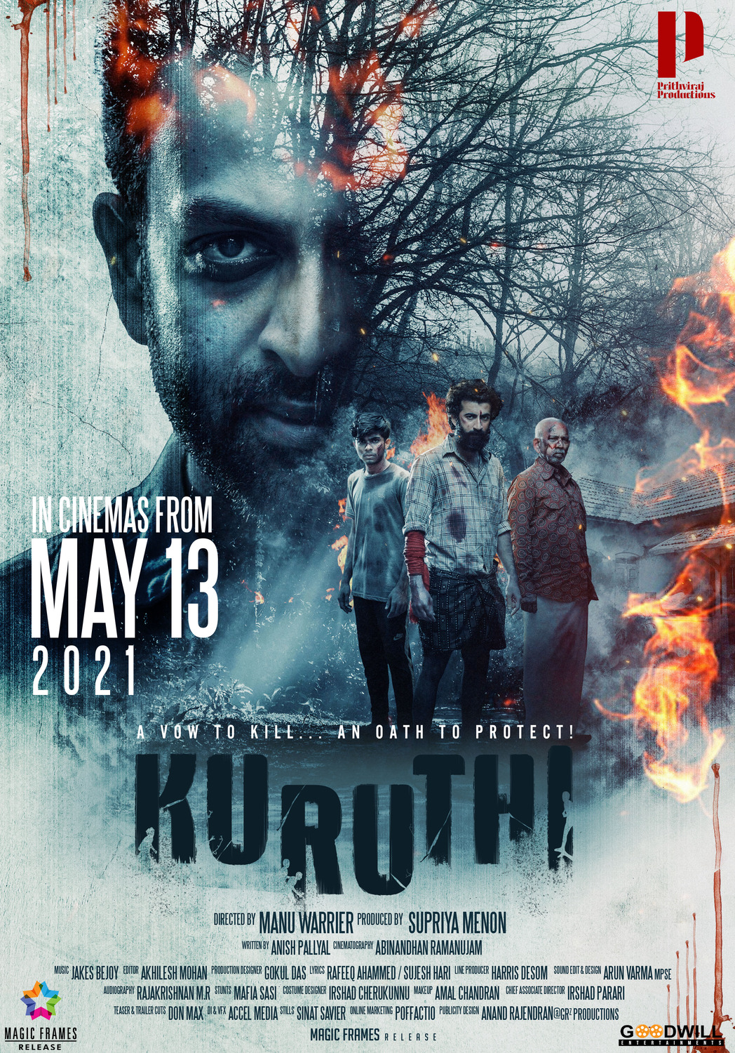 Extra Large Movie Poster Image for Kuruthi (#2 of 17)