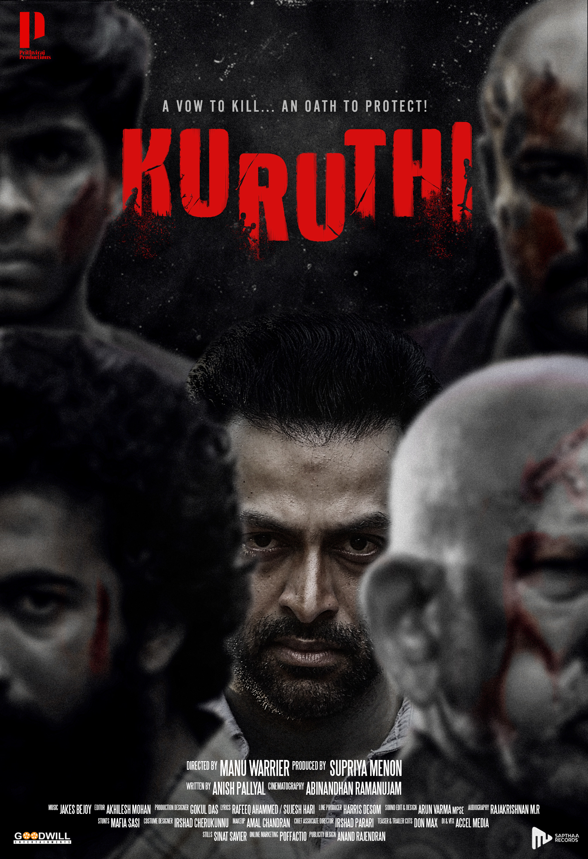 Mega Sized Movie Poster Image for Kuruthi (#4 of 17)