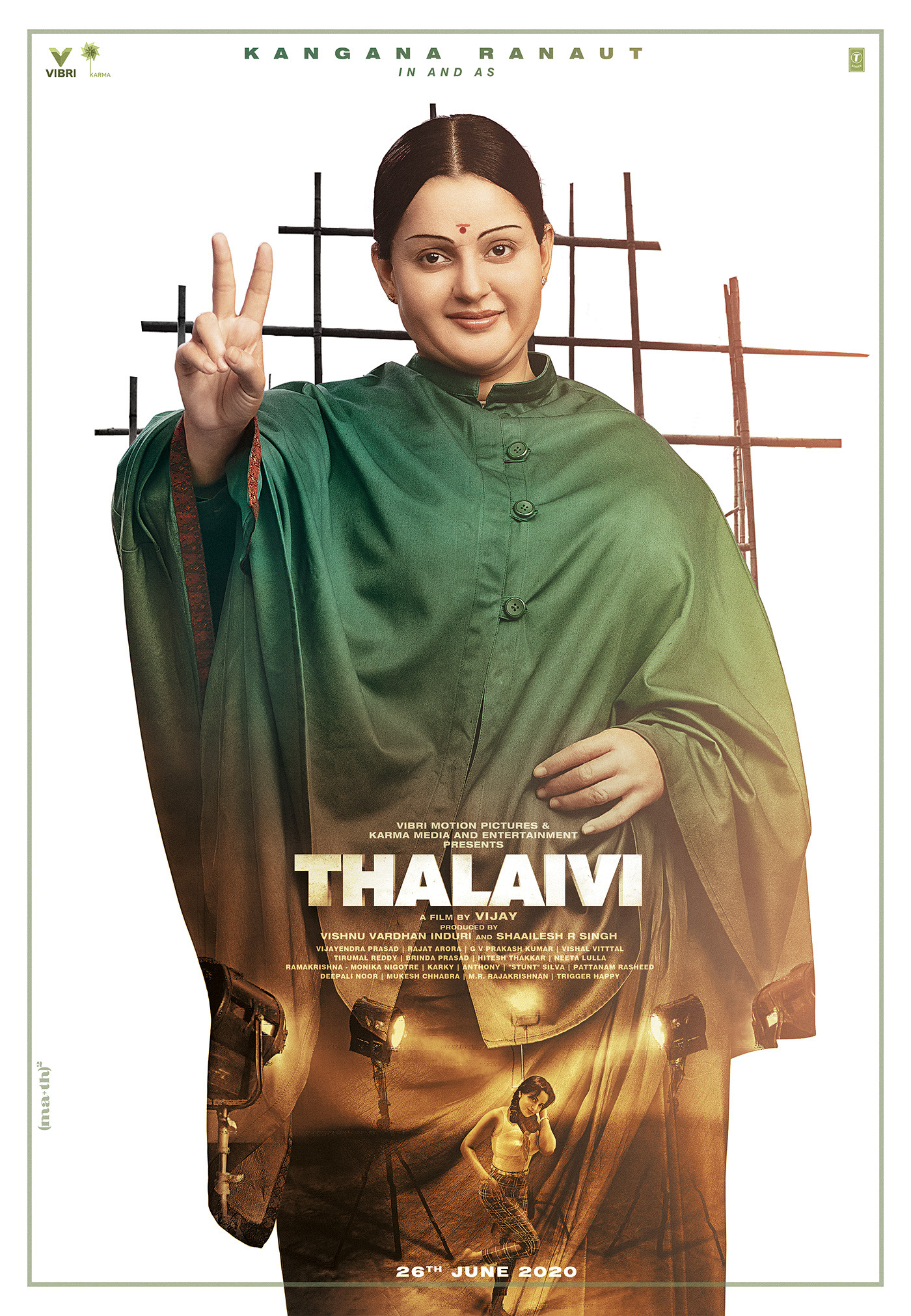 Mega Sized Movie Poster Image for Thalaivi 