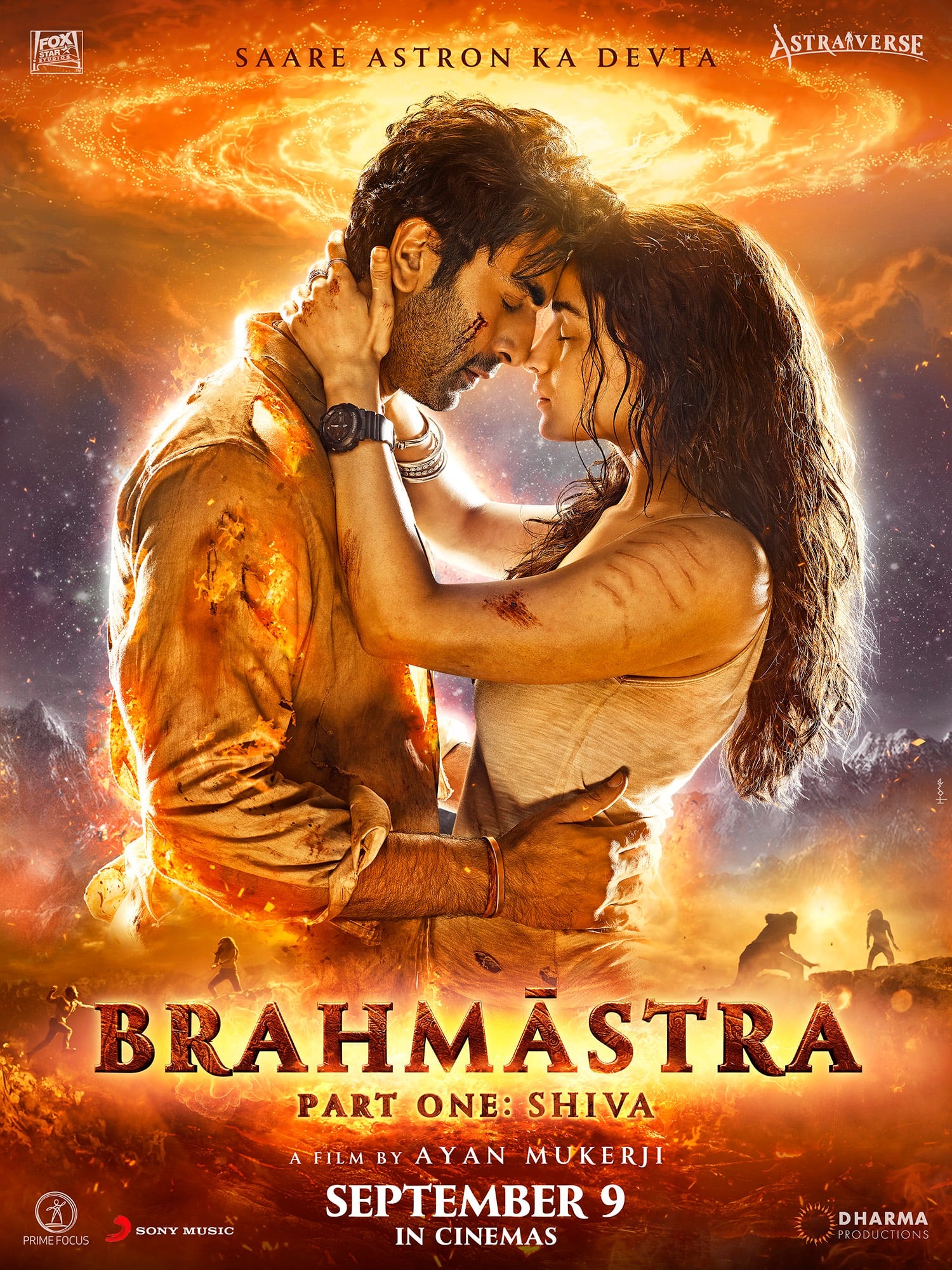 Mega Sized Movie Poster Image for Brahmastra Part One: Shiva 